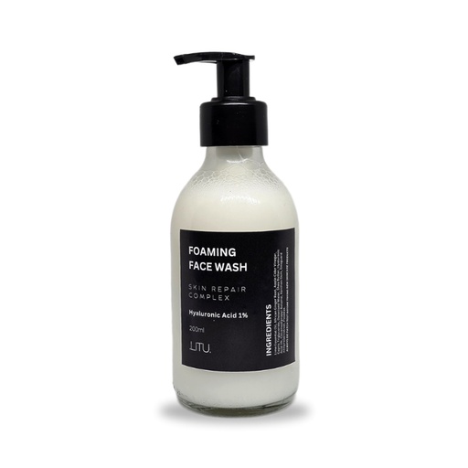 Foaming Face Wash - Skin Repair Complex (Hyaluronic Acid & Hemp Seed Oil) 200ml