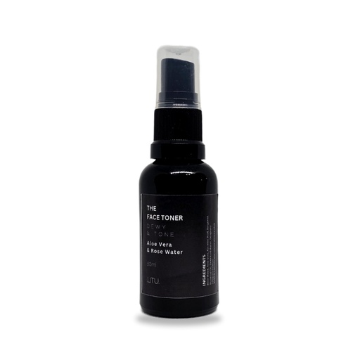 Hydrating Face Toner - Dewy & Tone (Aloe Vera & Rose Water) 30ml