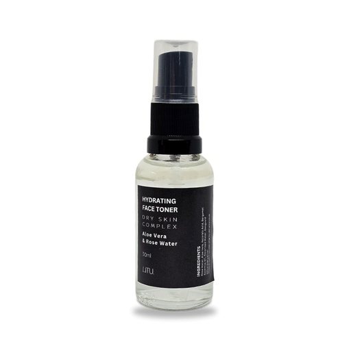 Hydrating Face Toner - Dry Skin Complex (Aloe Vera & Rose Water) 30ml