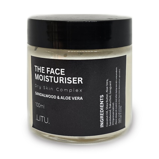 The Face Moisturiser - Dry Skin Complex (Sandalwood & Aloe Vera) 100ml