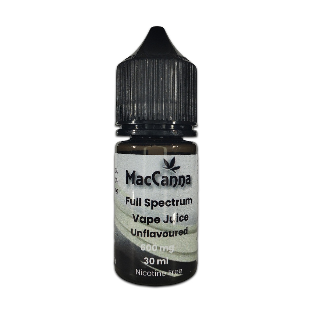 Full Spectrum CBD Vape Juice 600mg (30ml) - Unflavoured | Cannamart
