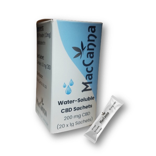 CBD Water Soluble Sachets 200mg (20x10mg)