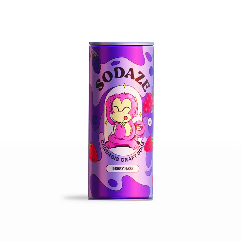 Sodaze Infused Craft Soda 30mg - Berry Haze (250ml) | Cannamart