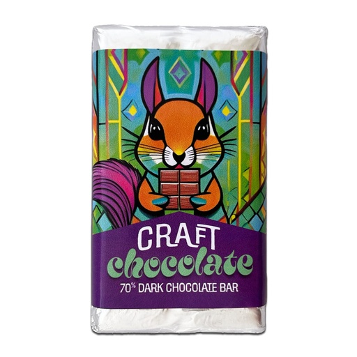 Trippy Nootropic Craft Chocolate Bar 35g - Dark Chocolate