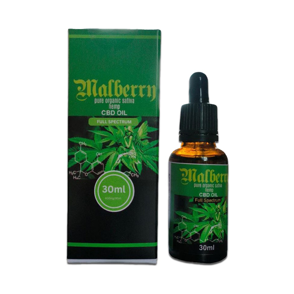 Malberry Full Spectrum CBD (blended with Hemp Oil) 300mg /ml