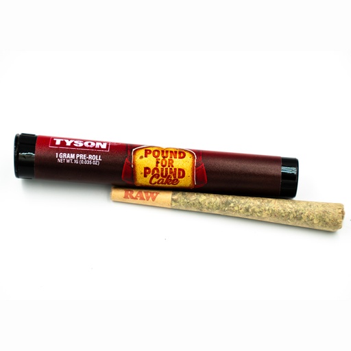 Tyson Premium Pre-Rolls 1.2g - Pound for Pound Cake
