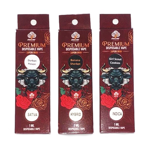 Rolling Thunder Disposable Vape 1ml - Strawberry Lemonade (Sativa)