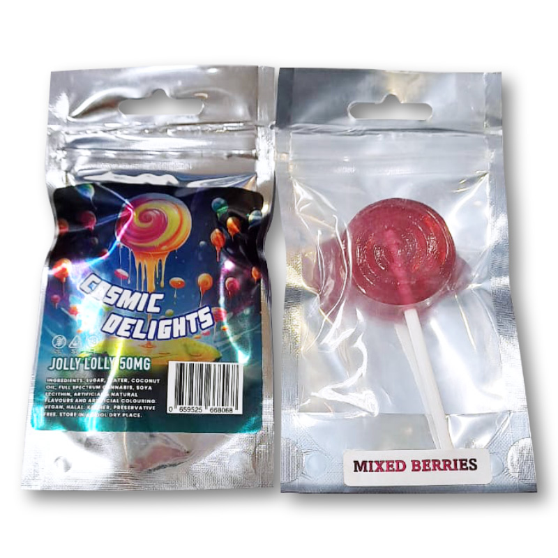Cosmic Delights Jolly Suckers Full Spectrum 50mg