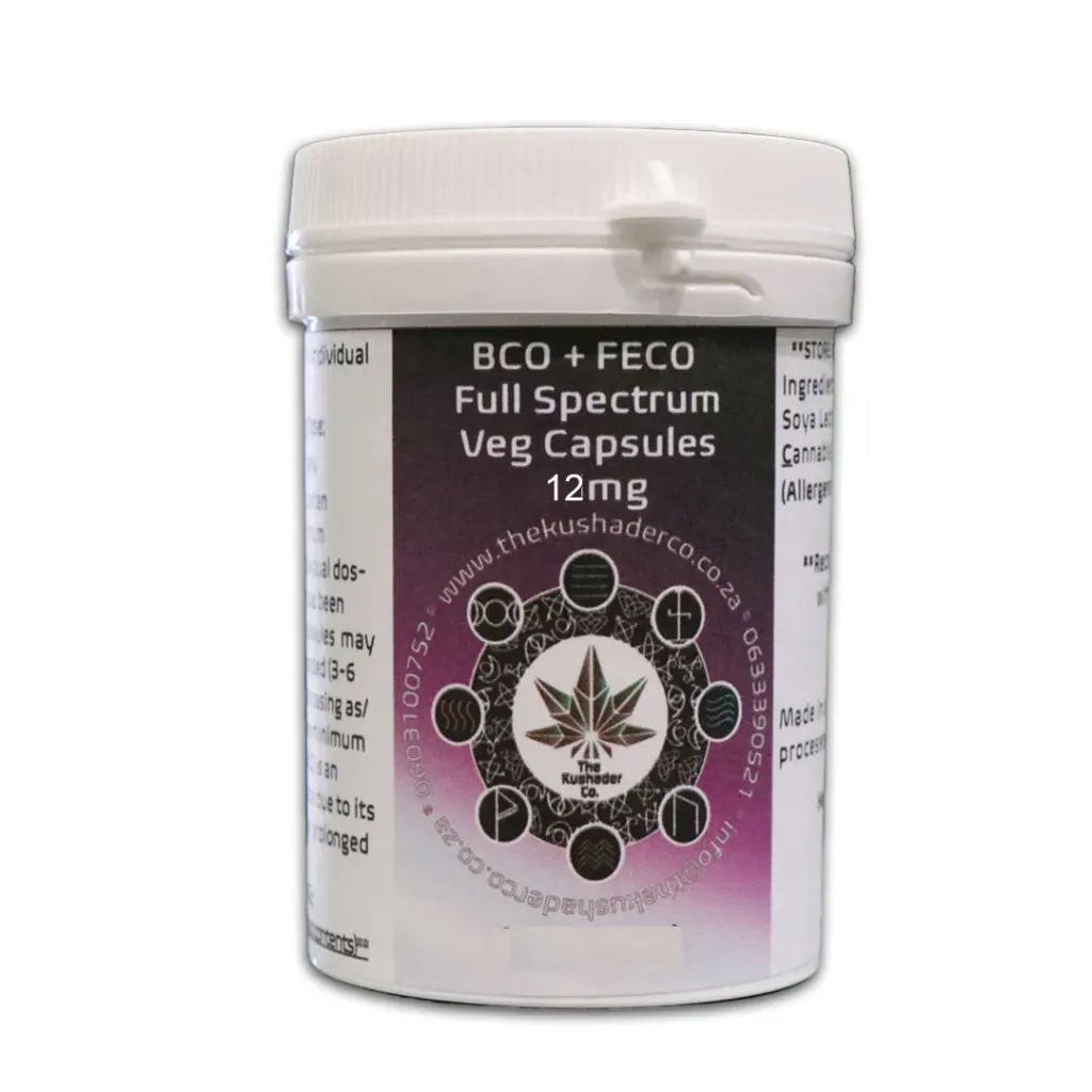 Full Extraction Cannabis Oil (FECO) - Capsules 60’s