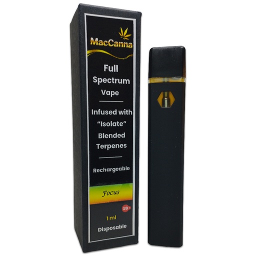 Full Spectrum Disposable Vape 1ml - "Focus"