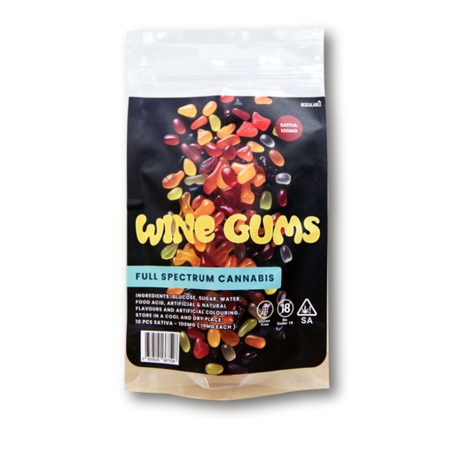 Gummies - Wine Gums 100mg (10x10mg)