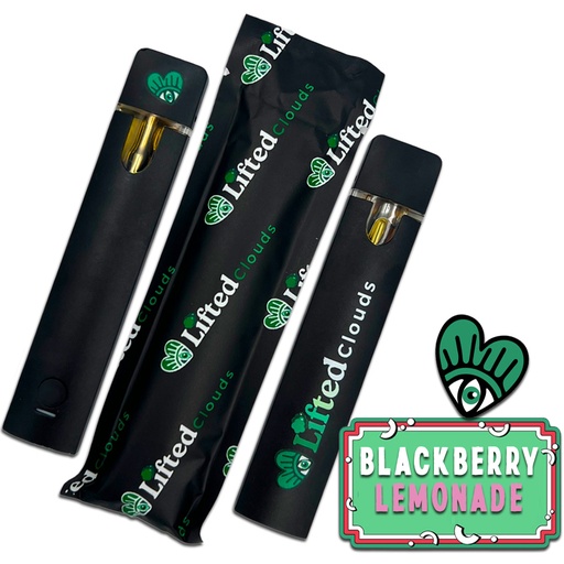 Lifted Delta 9 Disposable Vape 0.5ml (in a sleeve) - Blackberry Lemonade (Hybrid)