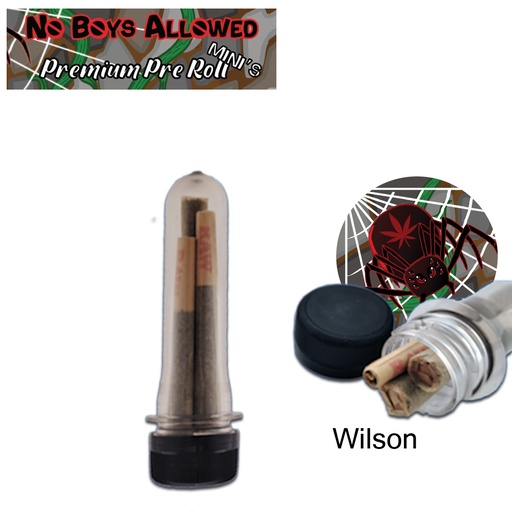 No Boys Allowed Premium Pre-Rolls - Mini's - Greendoor - Wilson (Hybrid) 3's