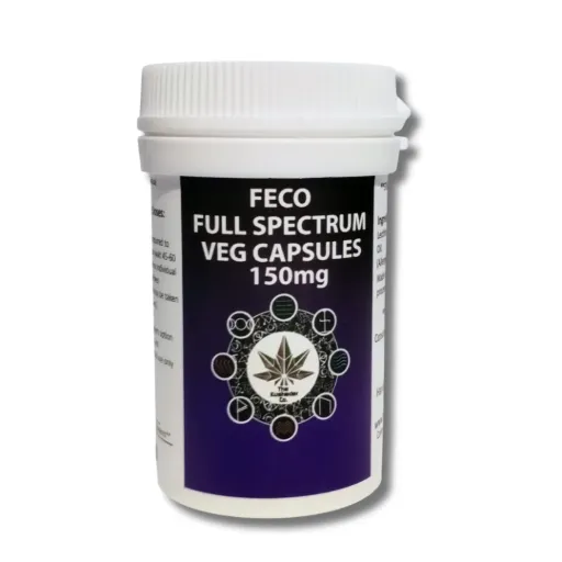 Full Spectrum FECO + Black Cannabis Oil (B.C.O) - Capsules 150mg