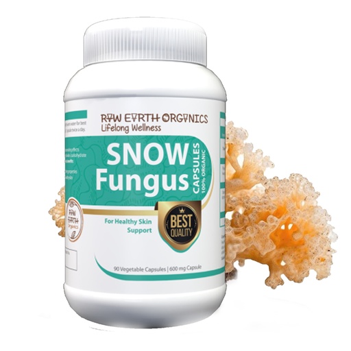 Raw Earth Organics Snow Fungus Mushroom 90's